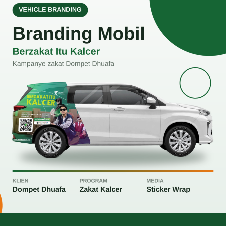 Branding mobil  : Berzakat itu kalcer